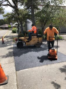repairing asphalt