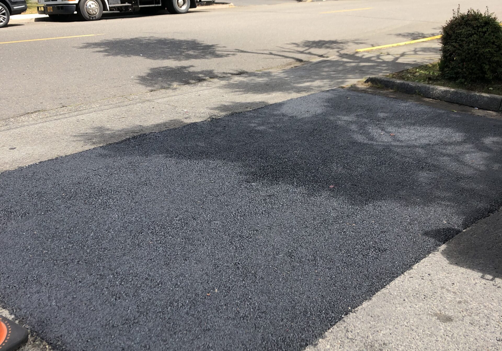 repaired asphalt
