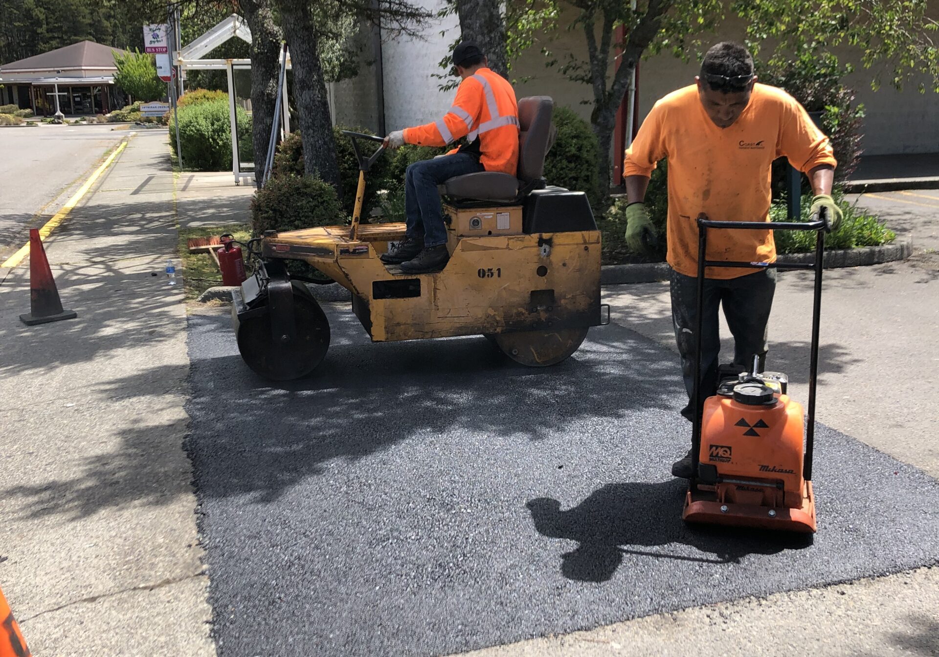 repairing asphalt